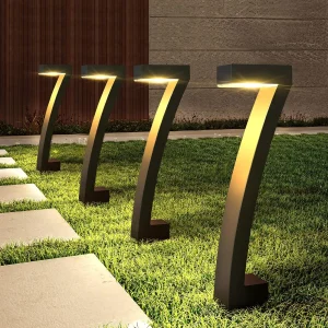 6Pack Bright Solar Outdoor Lights Pathway, 12 Hrs