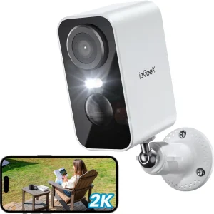 ieGeek 2K Wireless Security Camera Outdoor Colorful Night Vision,