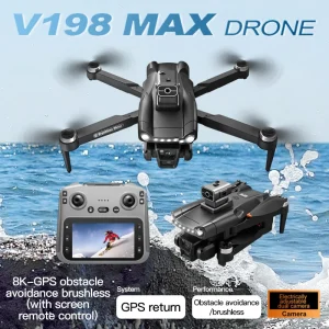New For Xiaomi V198 GPS MAX Drone with 8k professional HD camera