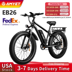 AMYET Electric Bike EB26 Adults Electric Bicycle