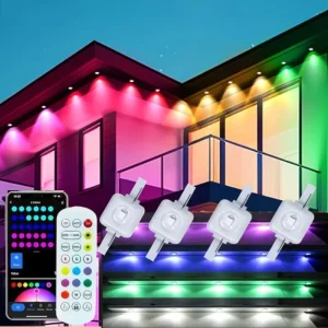 Smart Permanent Outdoor Lights IP67 Waterproof Light String with App Remote