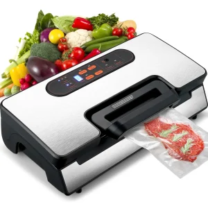 SucceBuy 90Kpa 130W Vacuum Sealer Food Packaging Machine